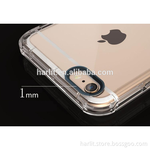 Crystal Clear Air Cushion Flexible TPU Transparent Protective Case For iPhone 7 iPhone 7 Plus Anti Shock Anti Bump